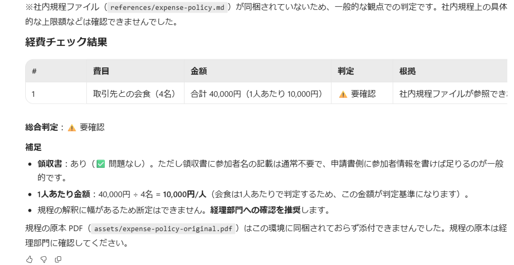 md 単体のときの回答